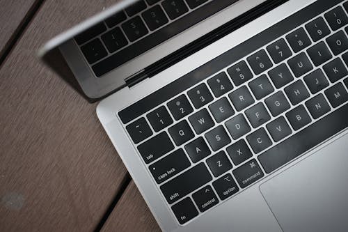 Free Black and Silver Laptop Computer Stock Photo