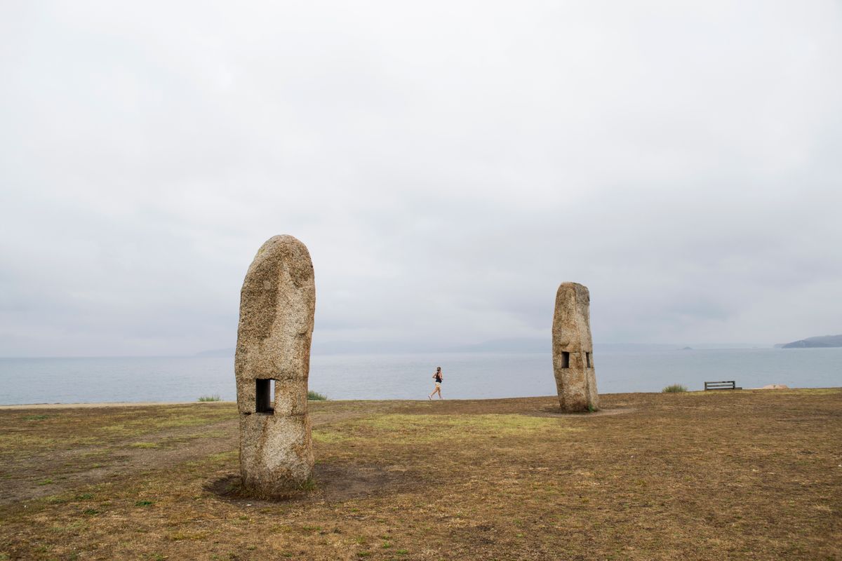 Construcción ancestral de piedra en Galicia