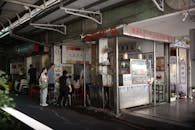 Street Food Stall in Urban Asian Setting