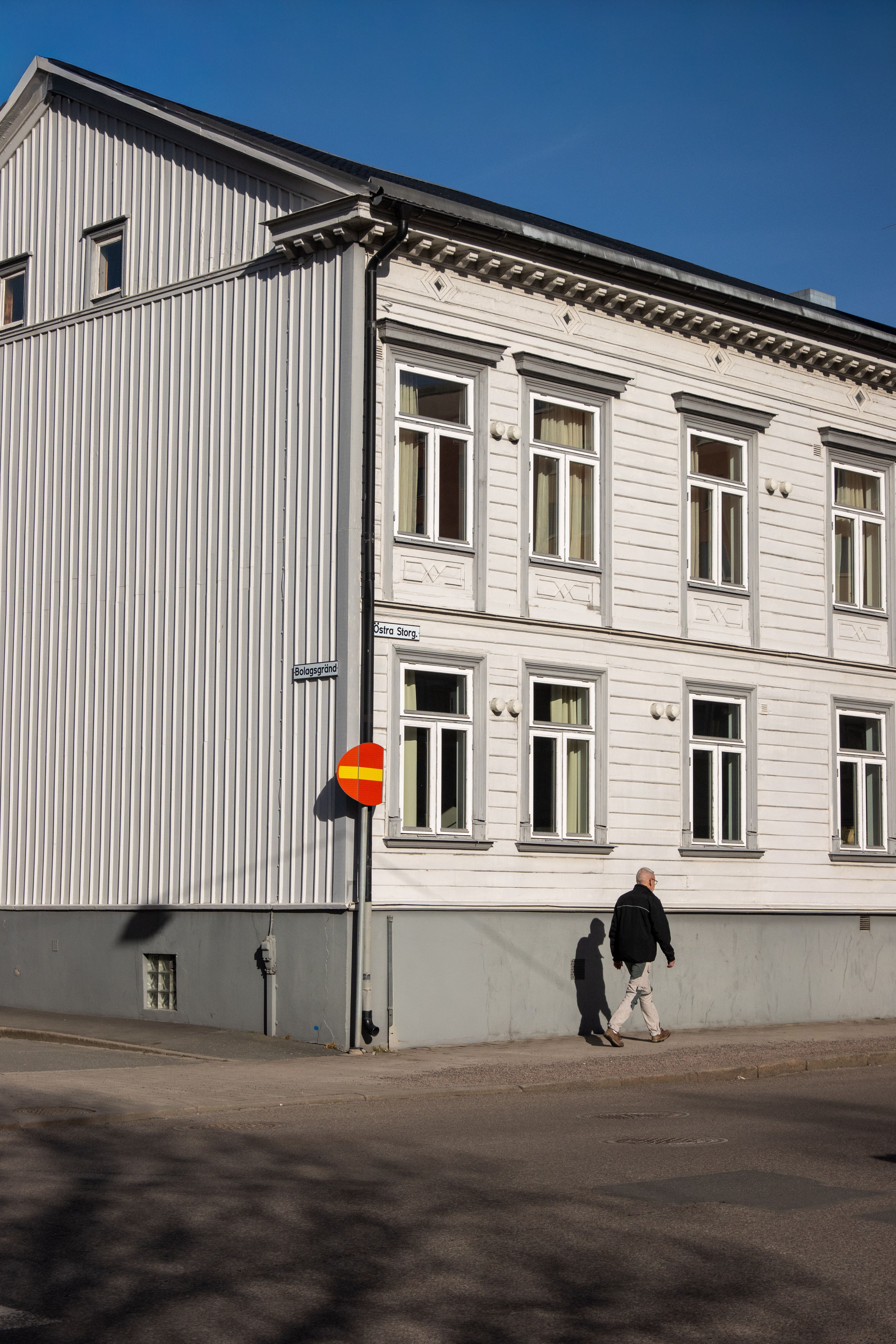 Capturing a sunny day scene in Jönköping, Sweden with classic architectural charm.