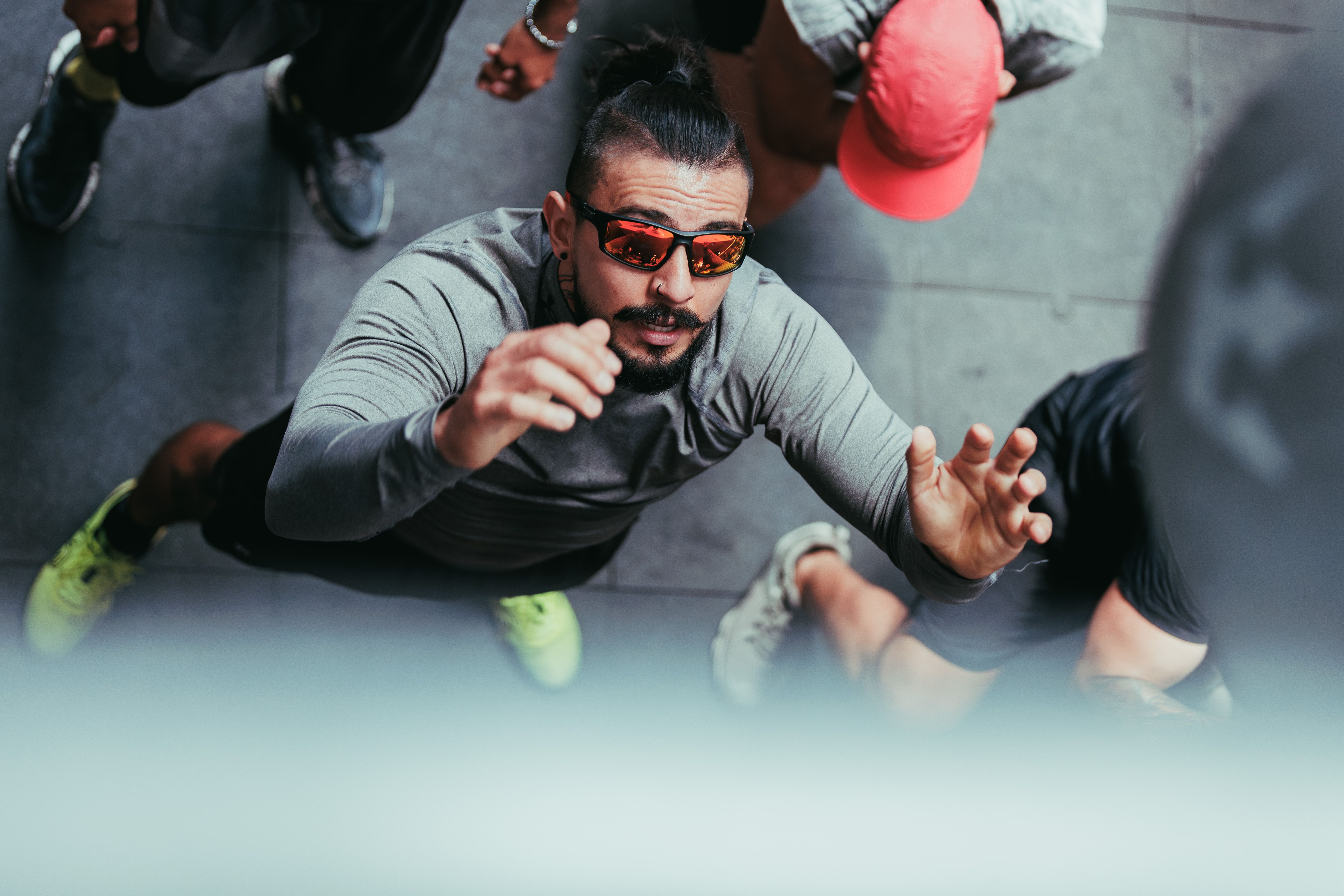 Allenamento di gruppo intenso