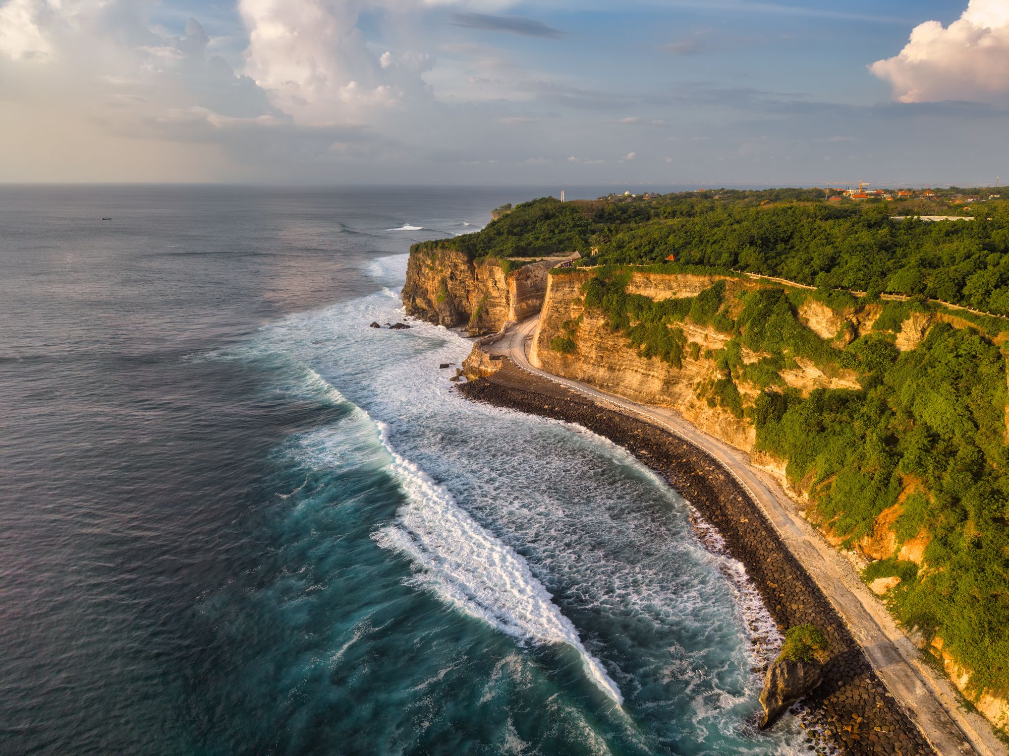 Spectacular Aerial View Of Uluwatu Cliffs In Bali Free Stock Photo spectacular-aerial-view-of-uluwatu-cliffs-in-bali-free-stock-photo
