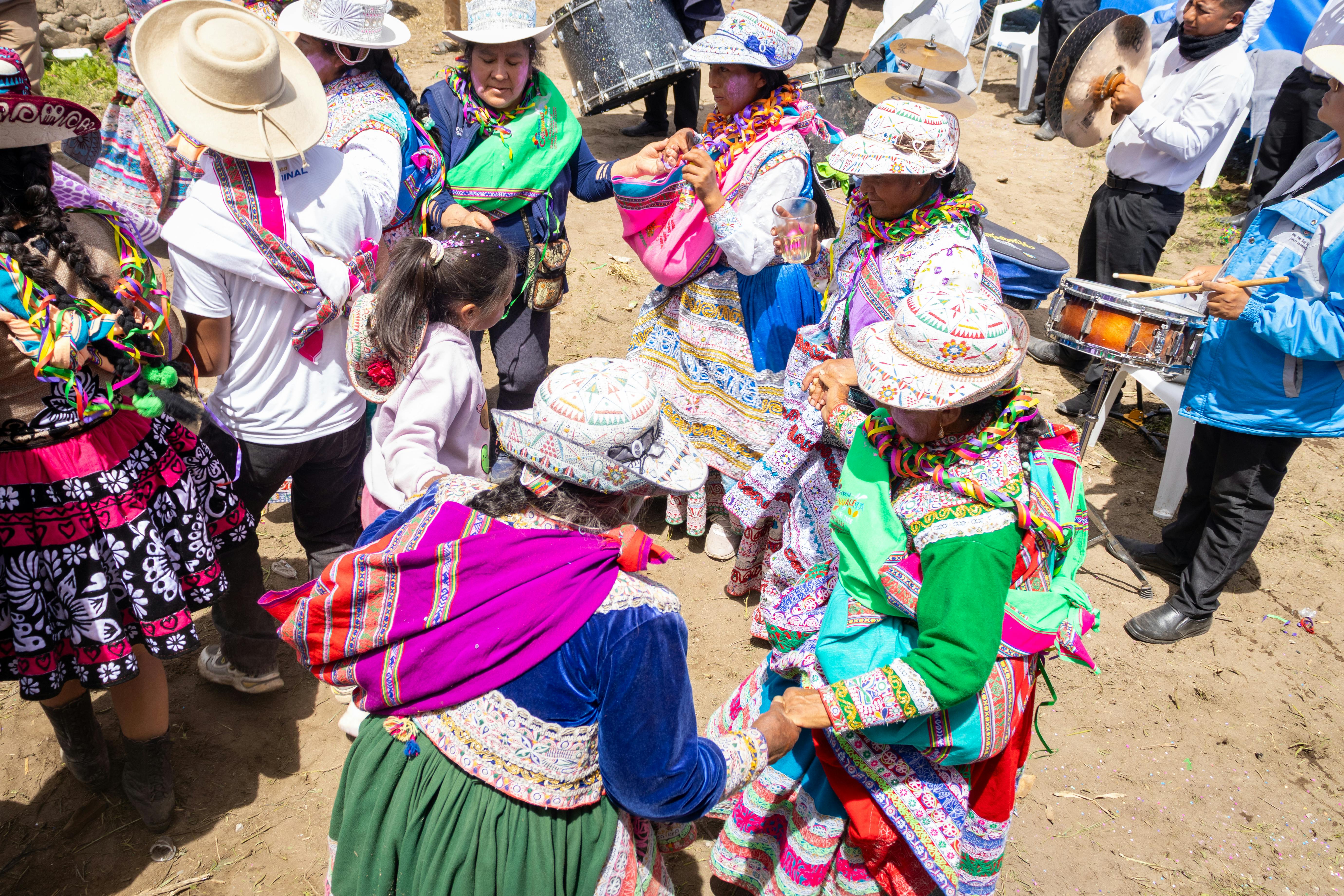 Vibrant Andean Dance Celebration in Caylloma