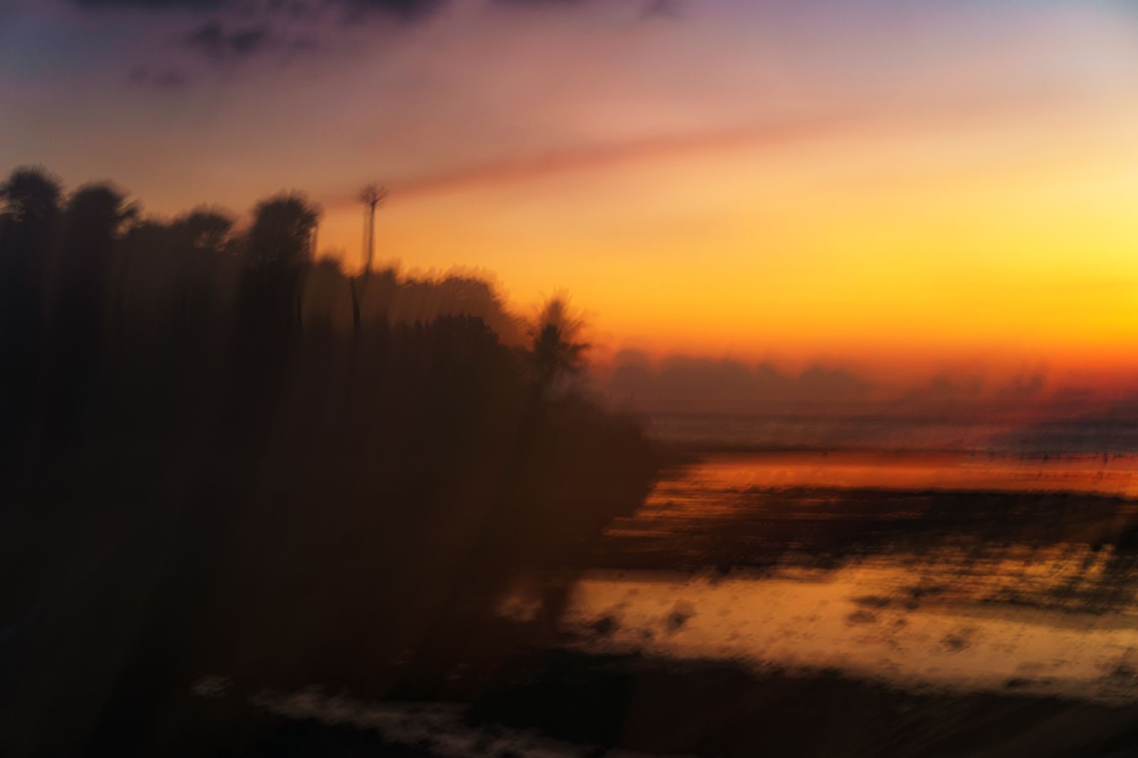 Vibrant Sunset with Blurred Abstract Colors · Free Stock Photo