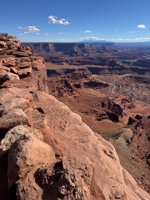 Free Stunning view of Canyonlands National Park showcasing rugged terrain and clear skies. Stock Photo