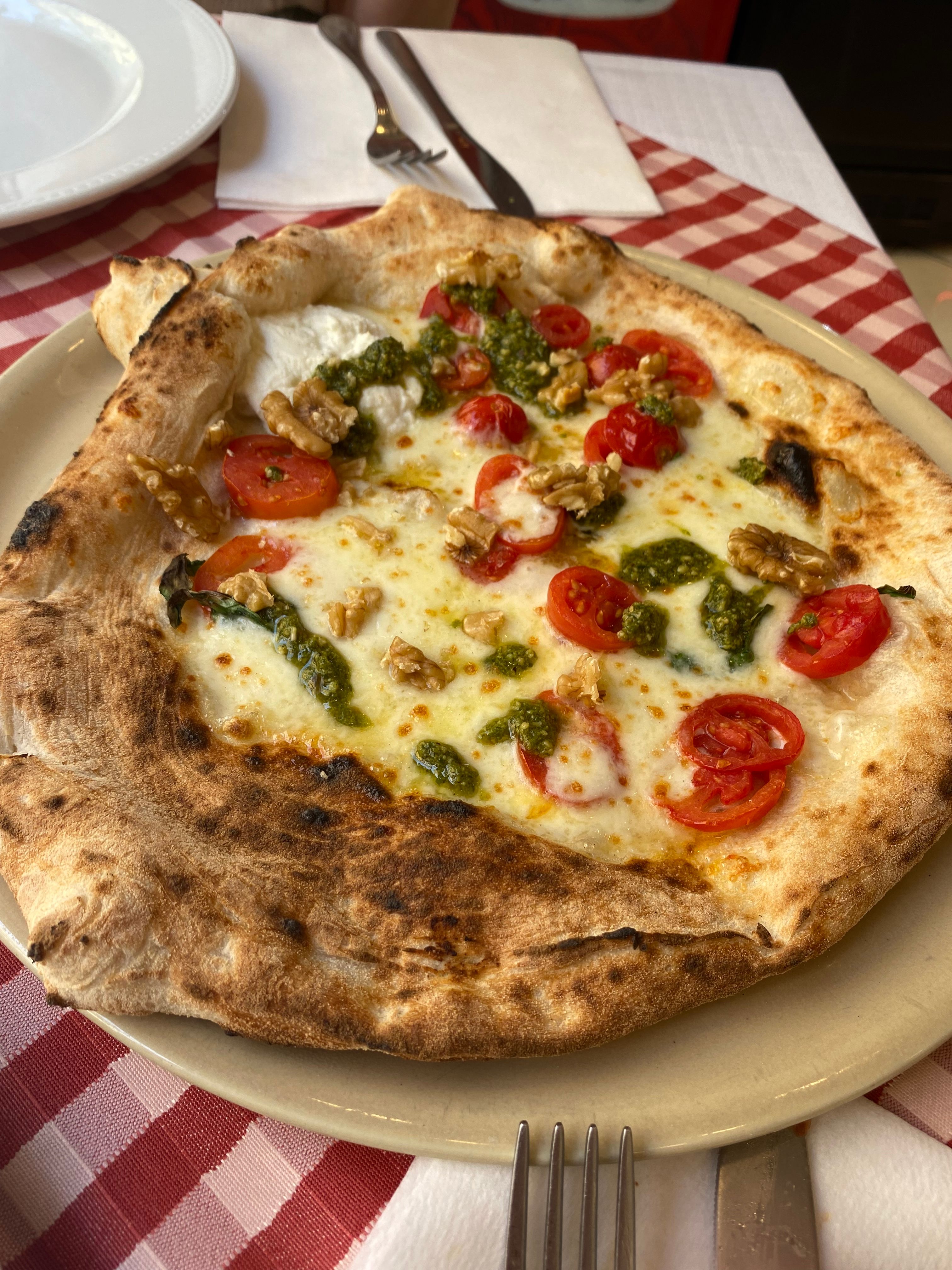 Authentic Neapolitan Pizza with Fresh Toppings · Free Stock Photo