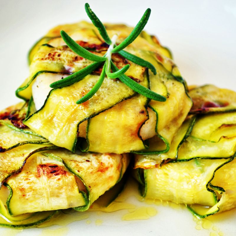 Eid Shrimp and Saffron-Stuffed Zucchini Rounds