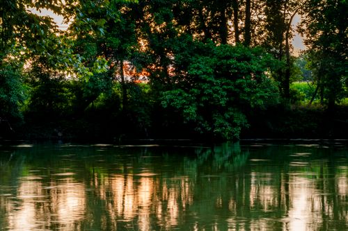 Free stock photo of calm landscape, calm water, dusk Stock Photo
