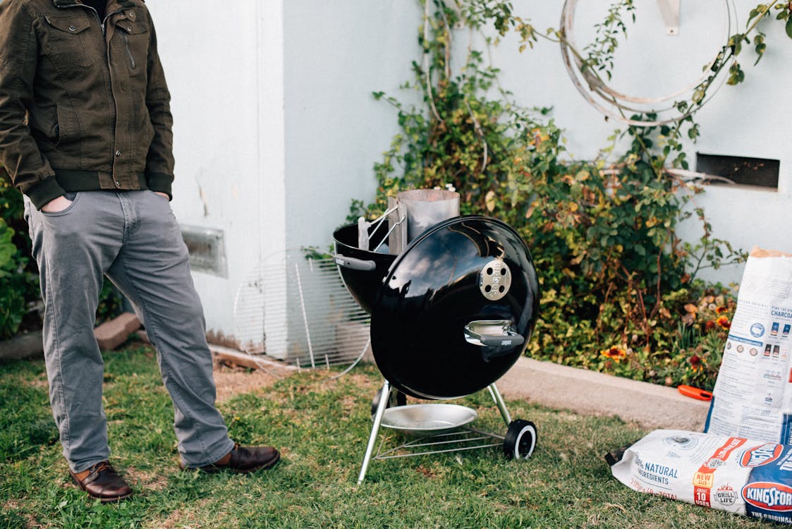 Free Black Charcoal Grill Stock Photo