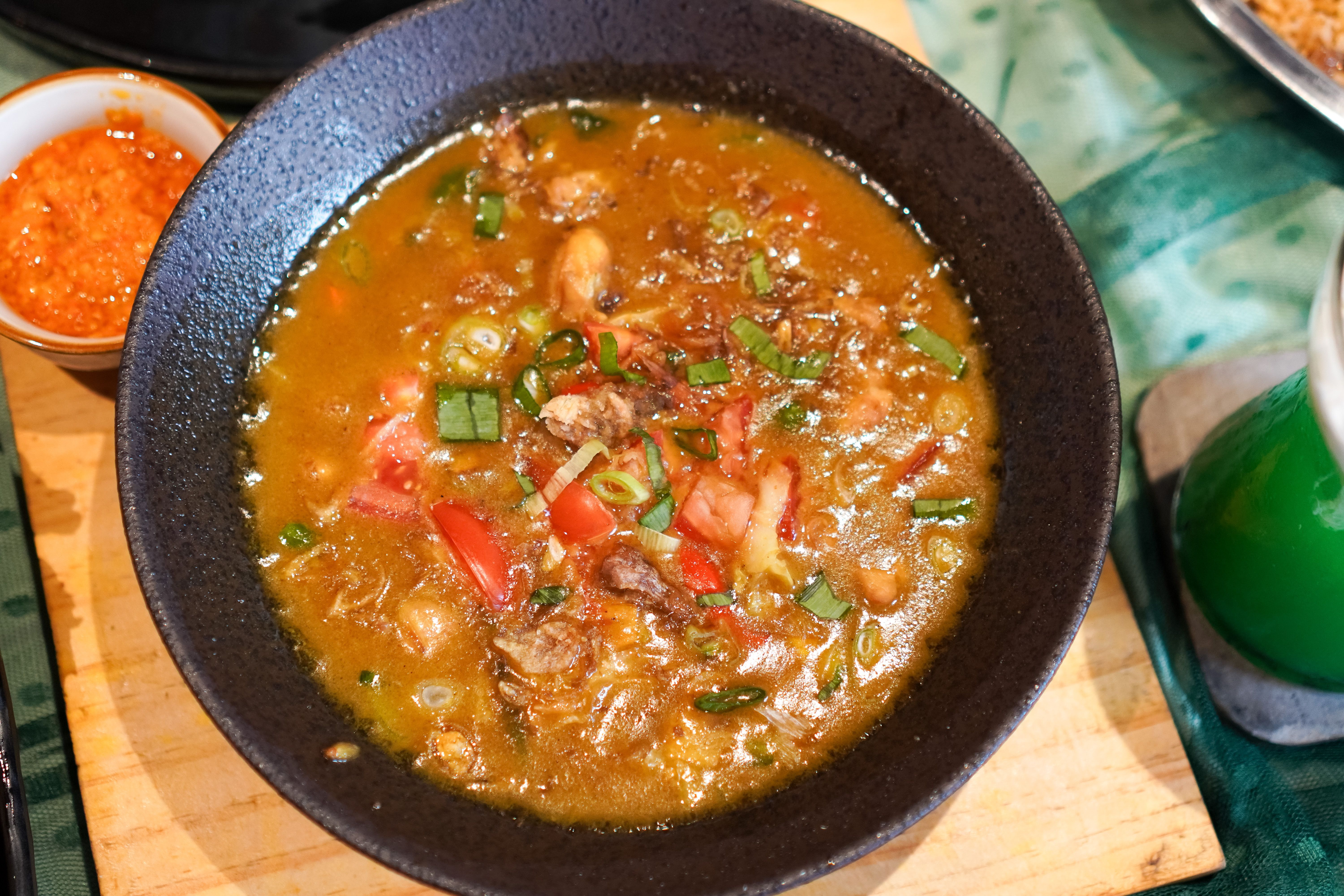 Slow-Simmered Dal in Charred Tomatoes