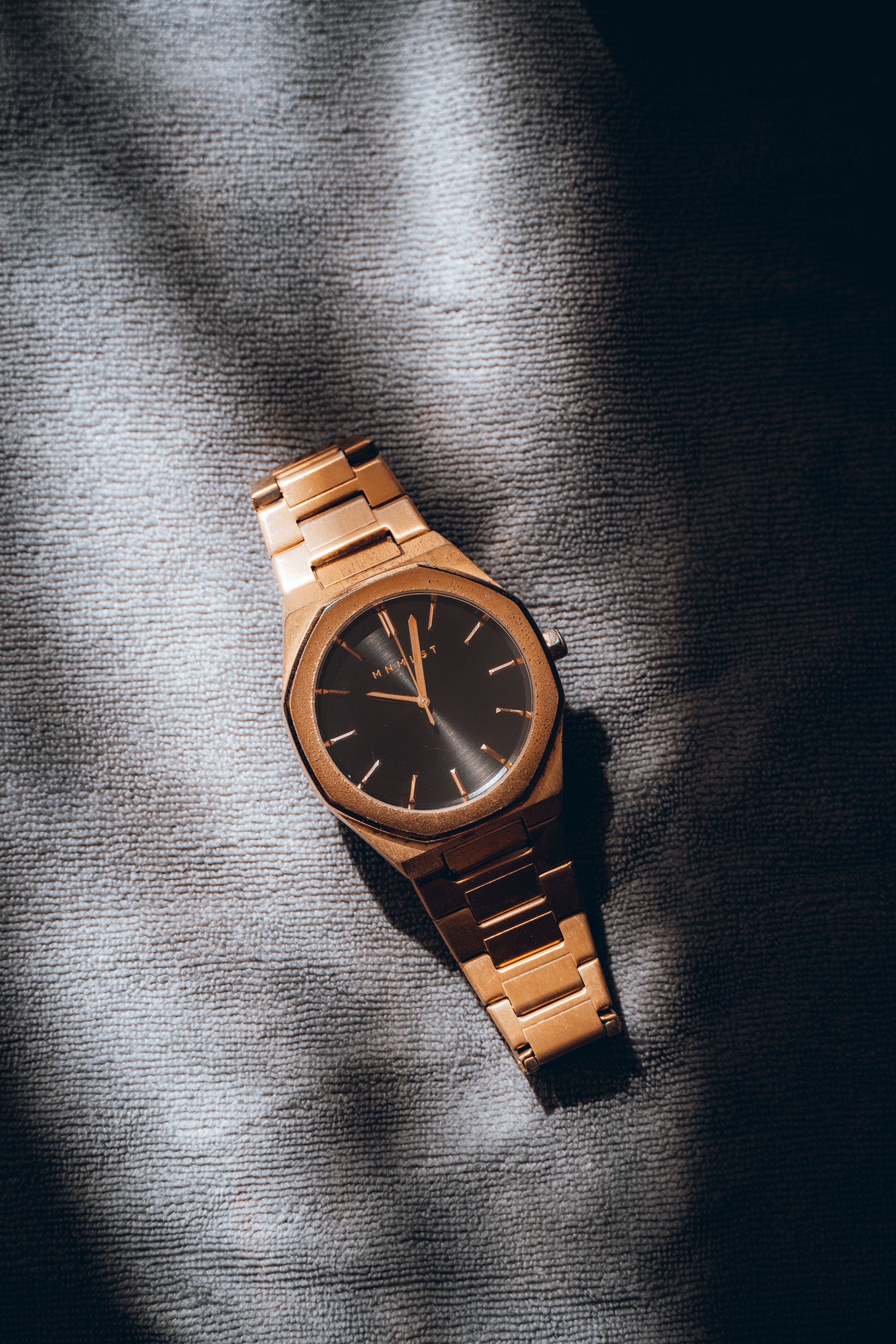 Elegant Classic Watch on Textured Surface · Free Stock Photo
