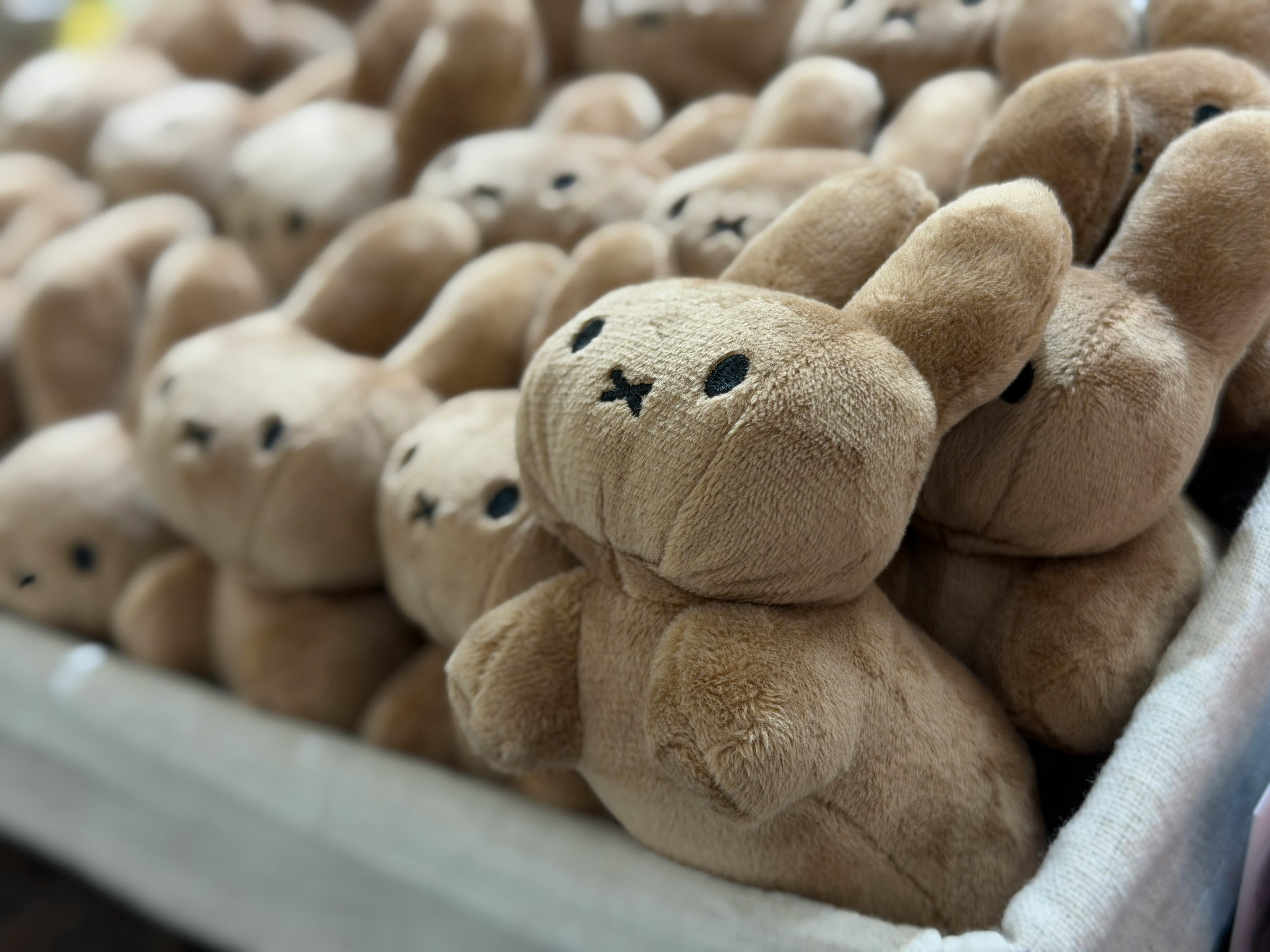 Best-selling plushies including bunnies and characters - budget plush toy ideas