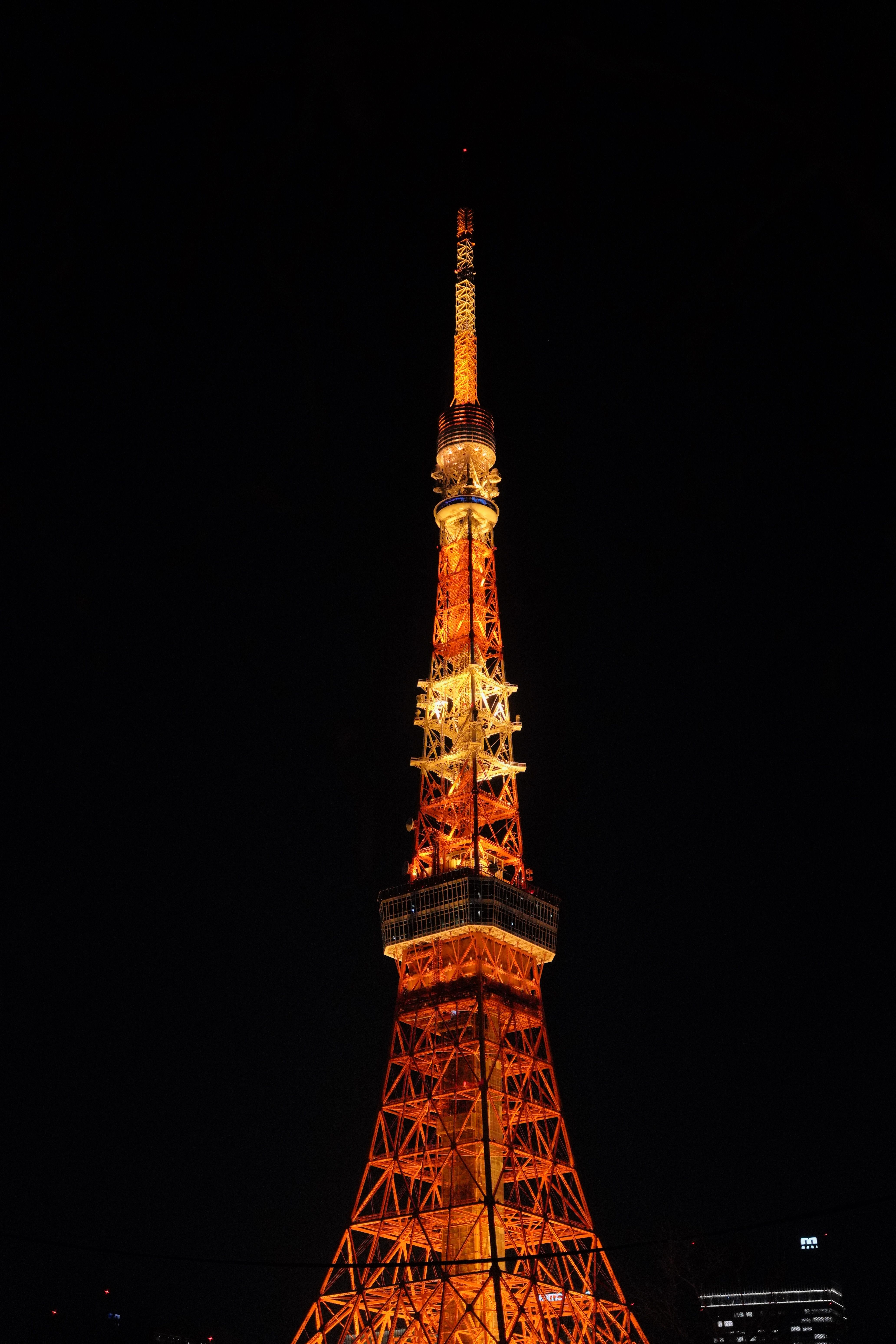 Illuminated Tokyo Tower at Night · Free Stock Photo