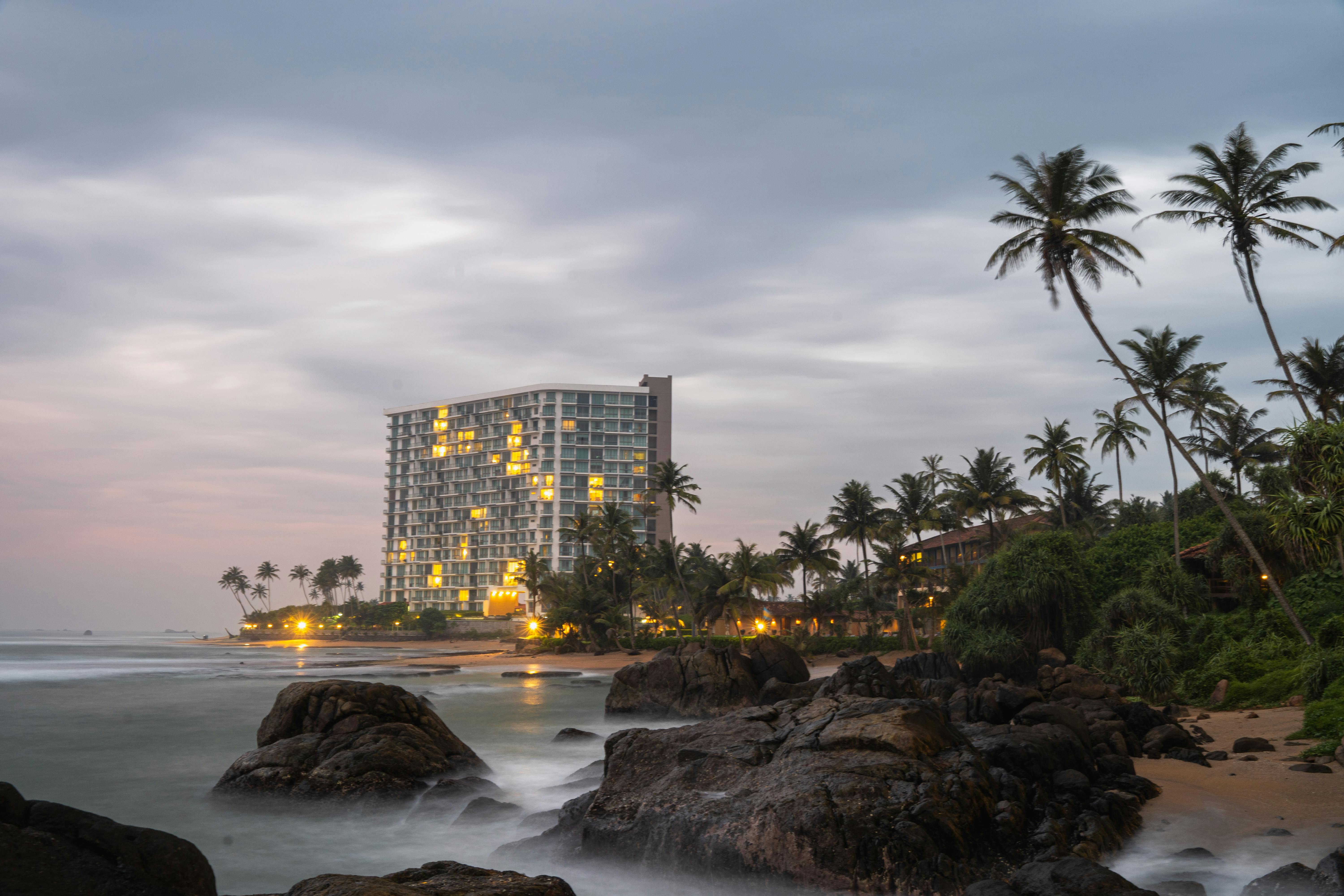 Closenberg promontory near Galle with cliff-top ocean views and colonial architecture