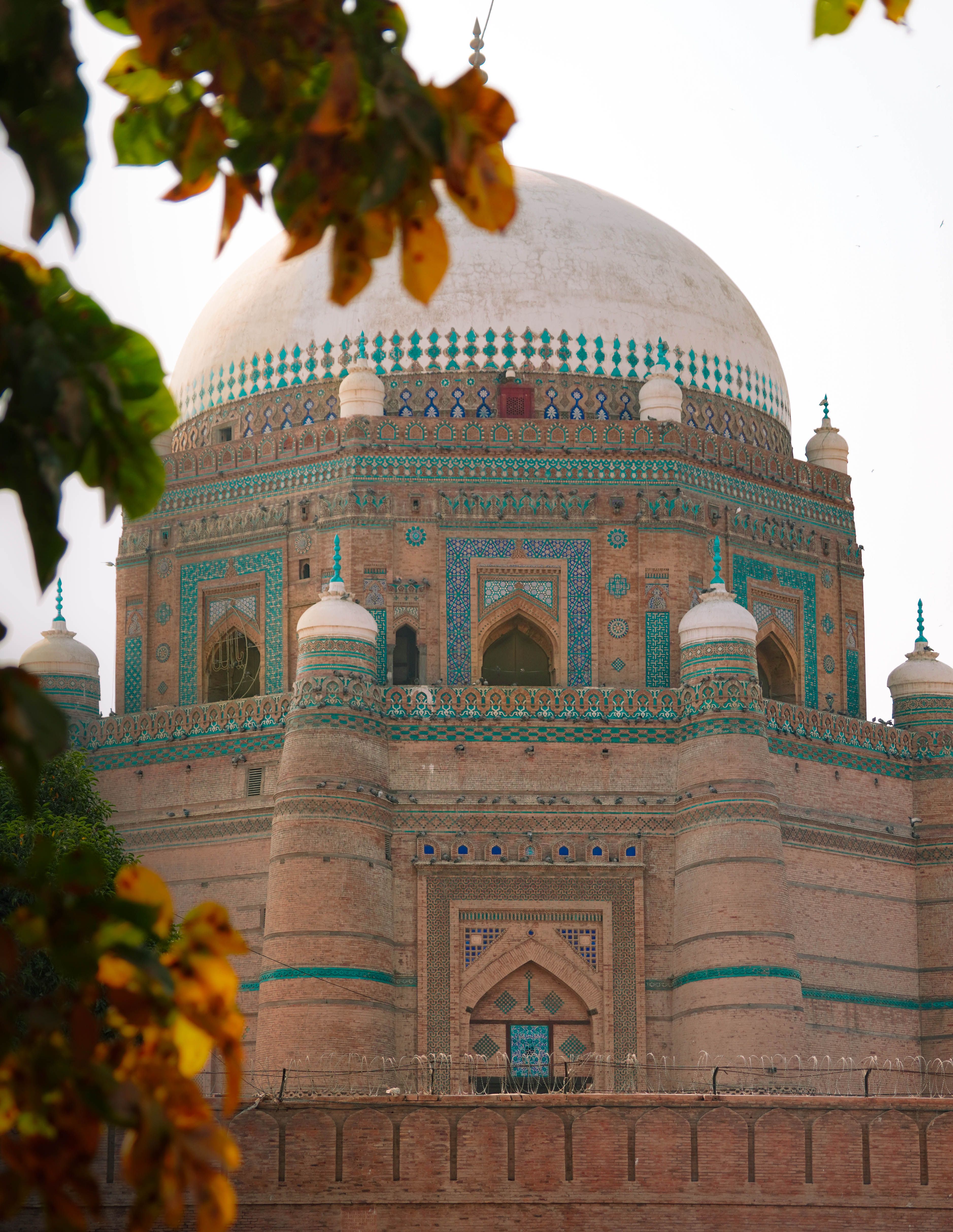 Explore the stunning architectural heritage of the Tomb of Shah Rukn-e-Alam in Multan, Pakistan.
