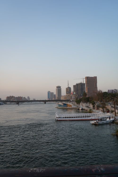 Scenic Cairo Cityscape Along the Nile River · Free Stock Photo