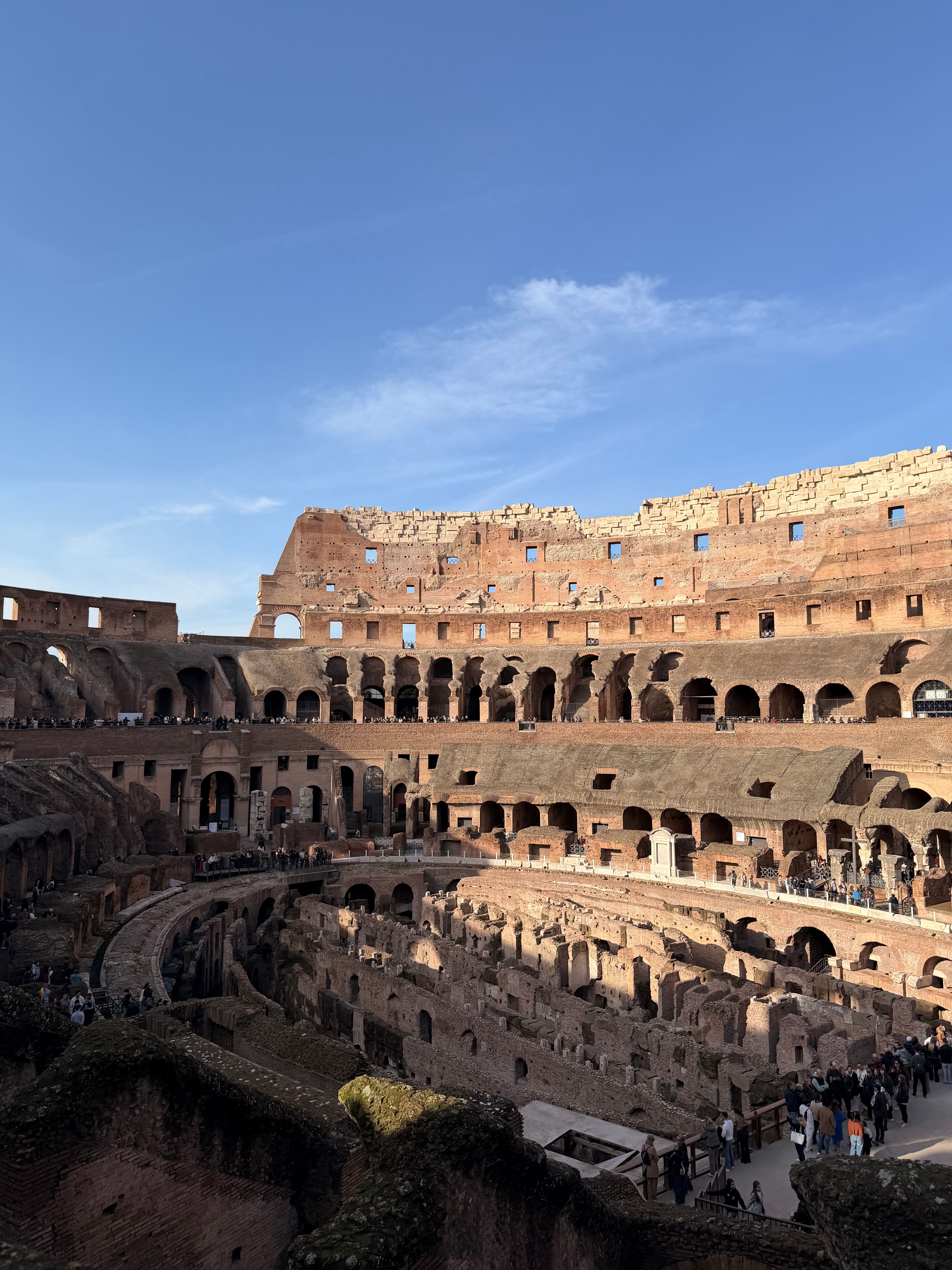 Interior View of the Rome Colosseum in Daylight · Free Stock Photo