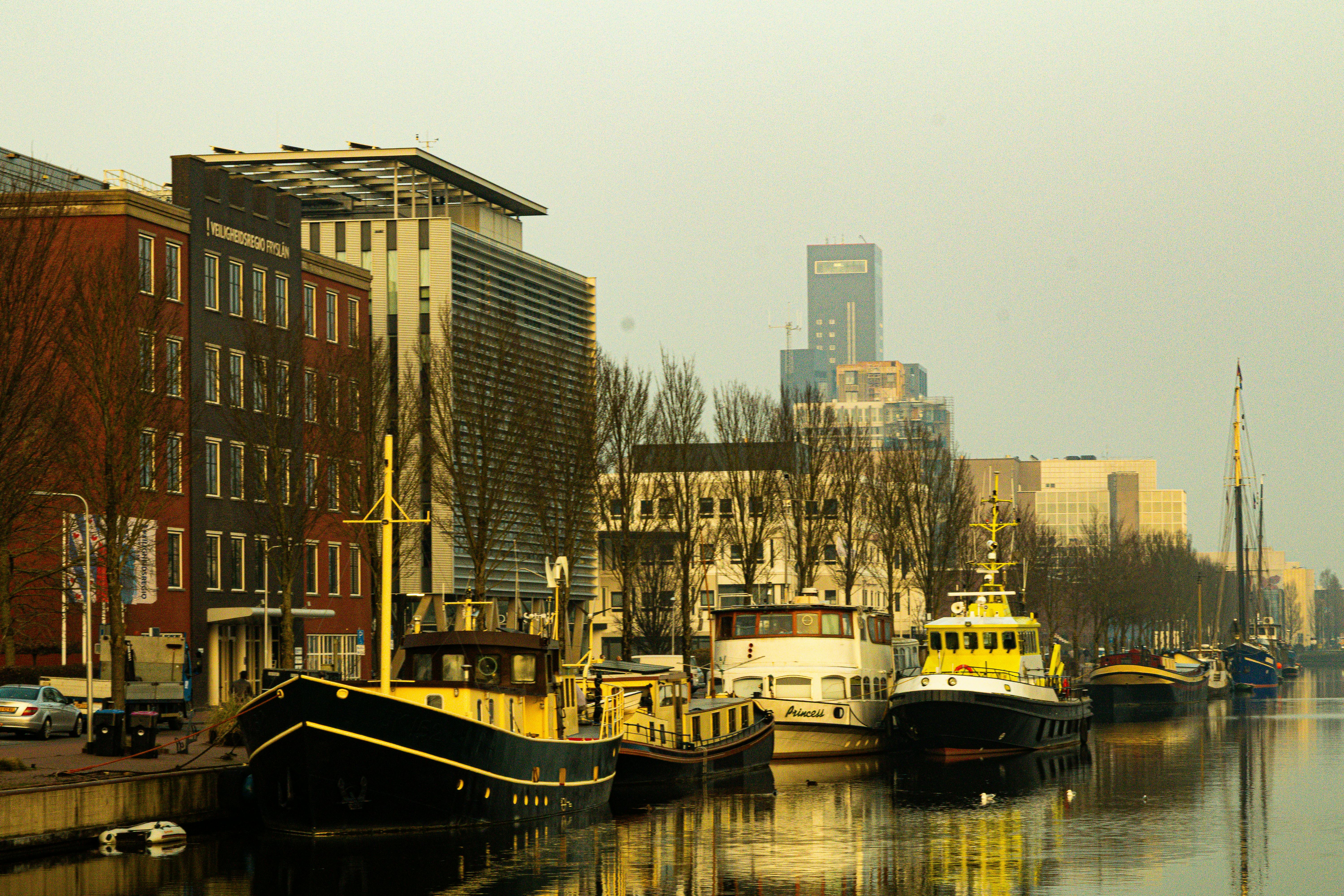Liverpool Easter scenery with spring blossoms and historic buildings