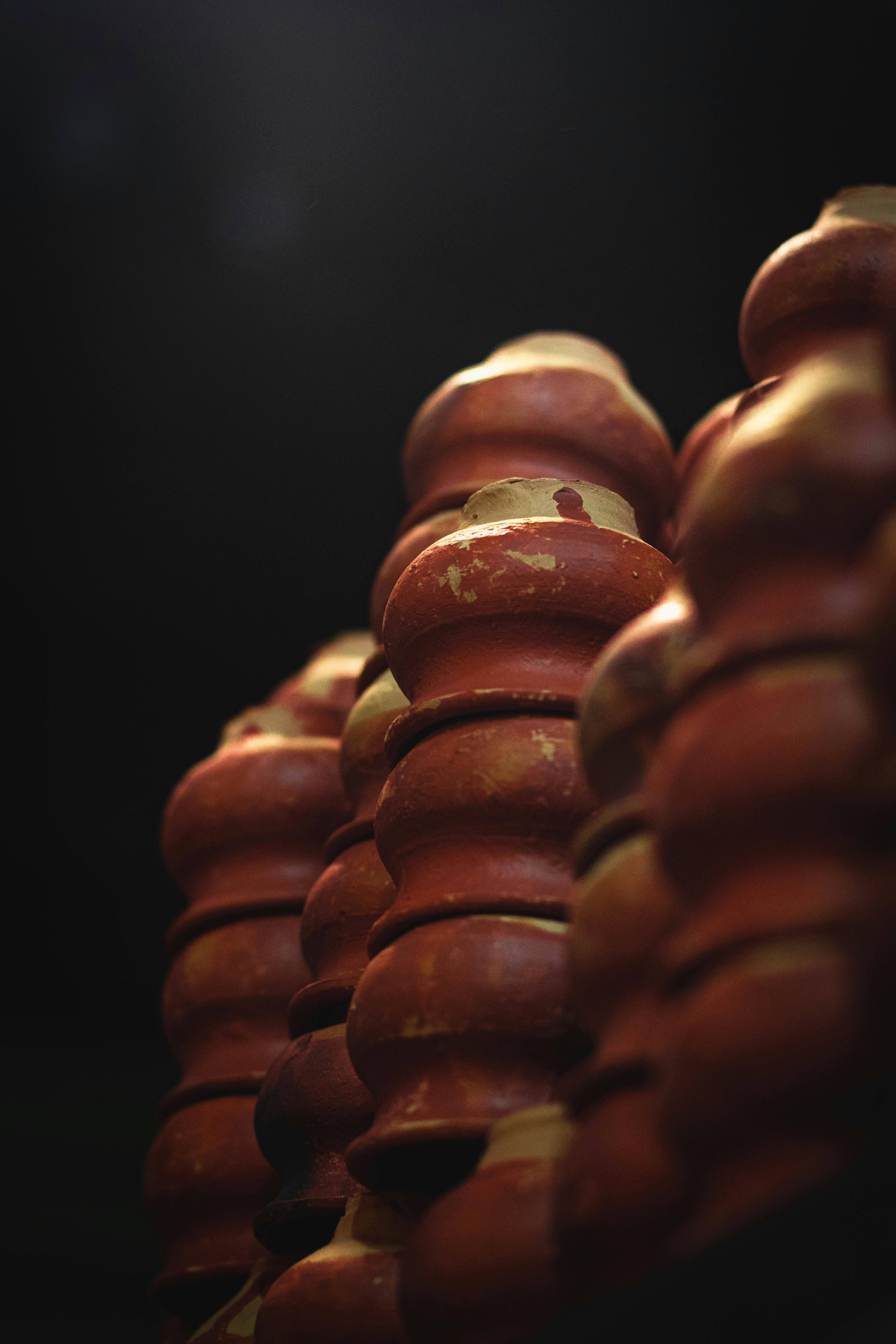 Ücretsiz aydınlatma efekti, çanak çömlek detayları, çanak çömlek düzenlemesi içeren Ücretsiz stok fotoğraf Stok Fotoğraflar