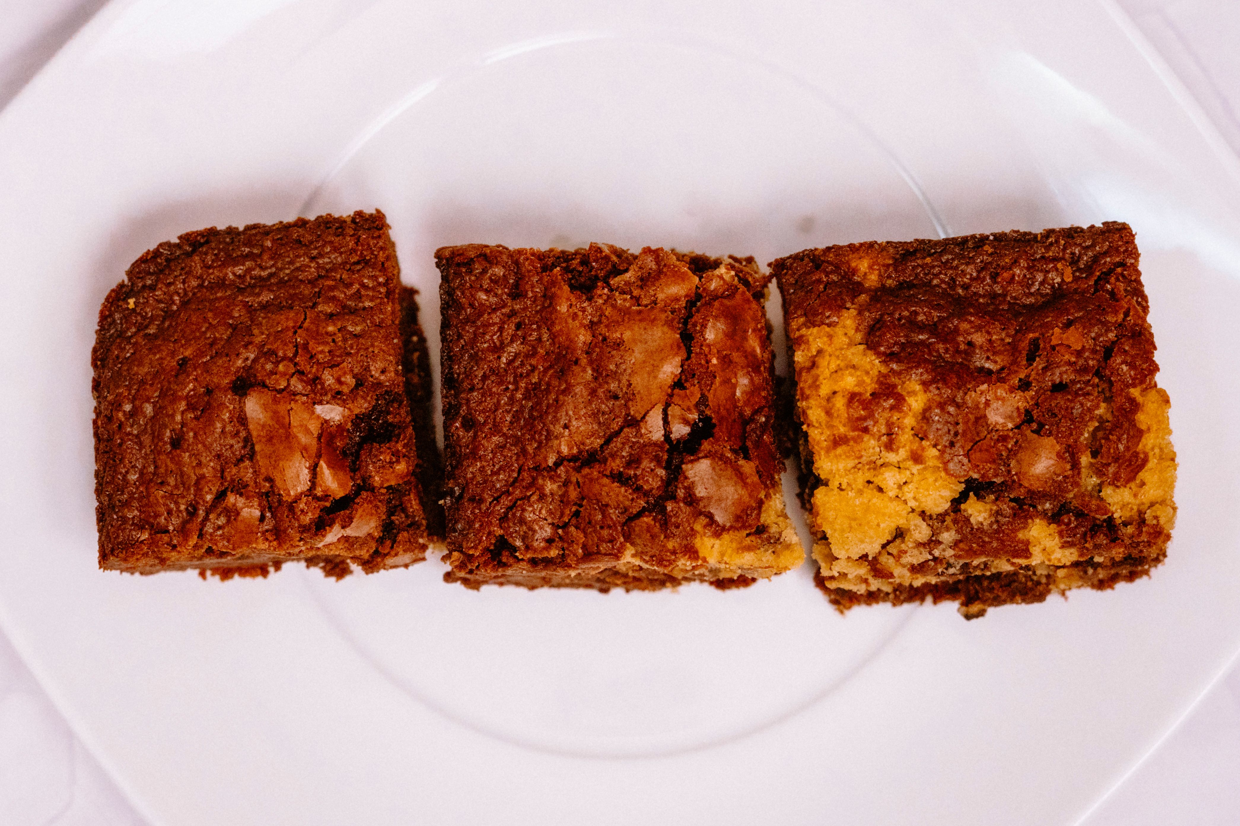 Coconut Brownies with Toasted Almonds