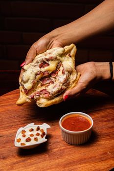 Pizza Pocket Meat Turnover Or Hot Pocket