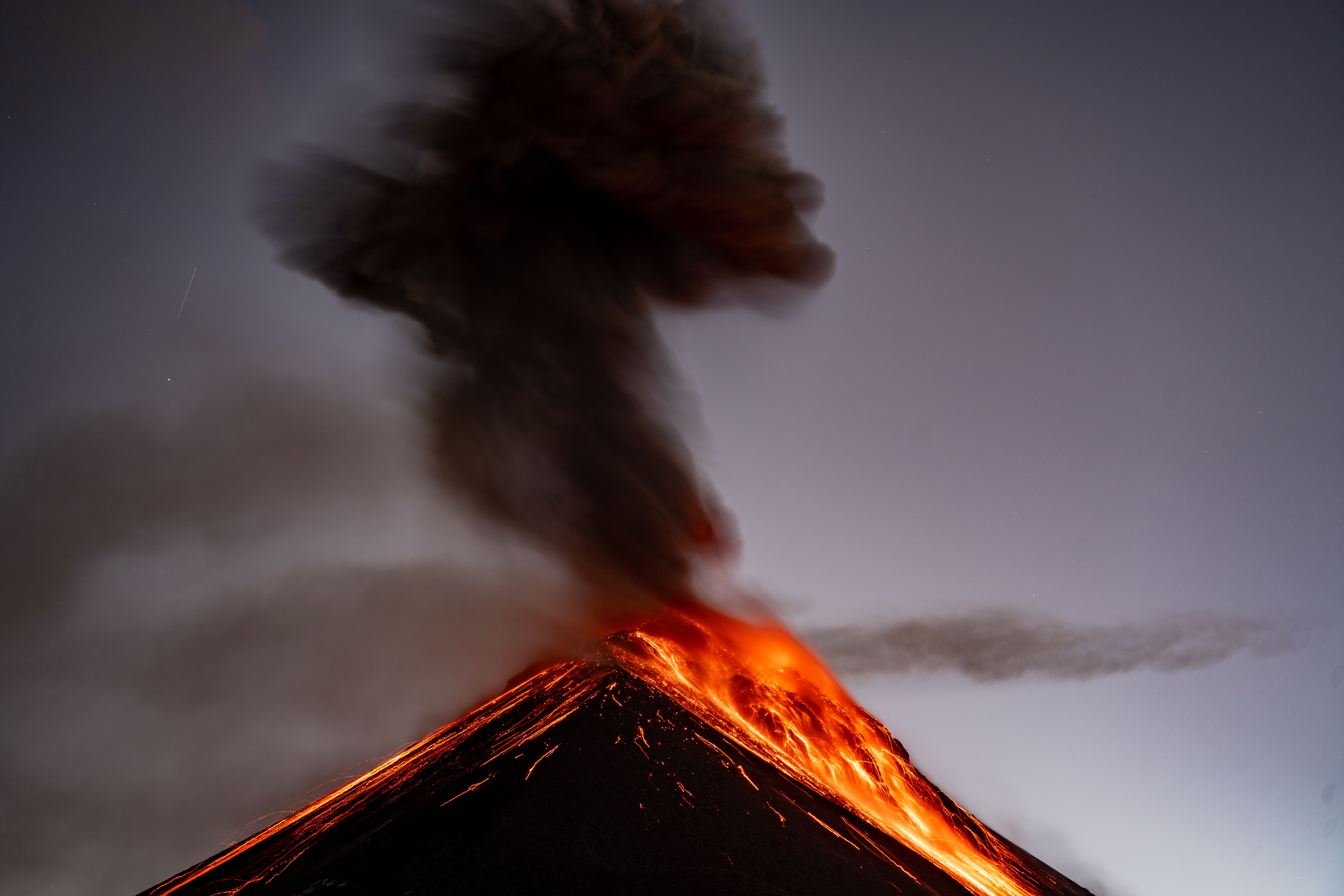 Guatemalan Nationals Defy Orders, Reclaim Homes Amidst Fuego Threat
