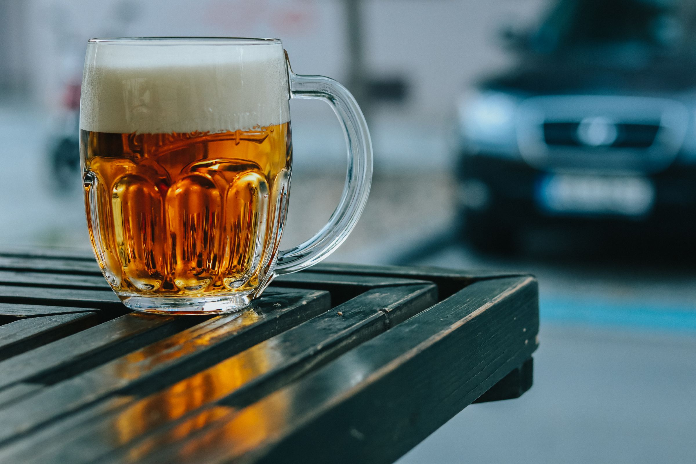Pivo na zahrádce
