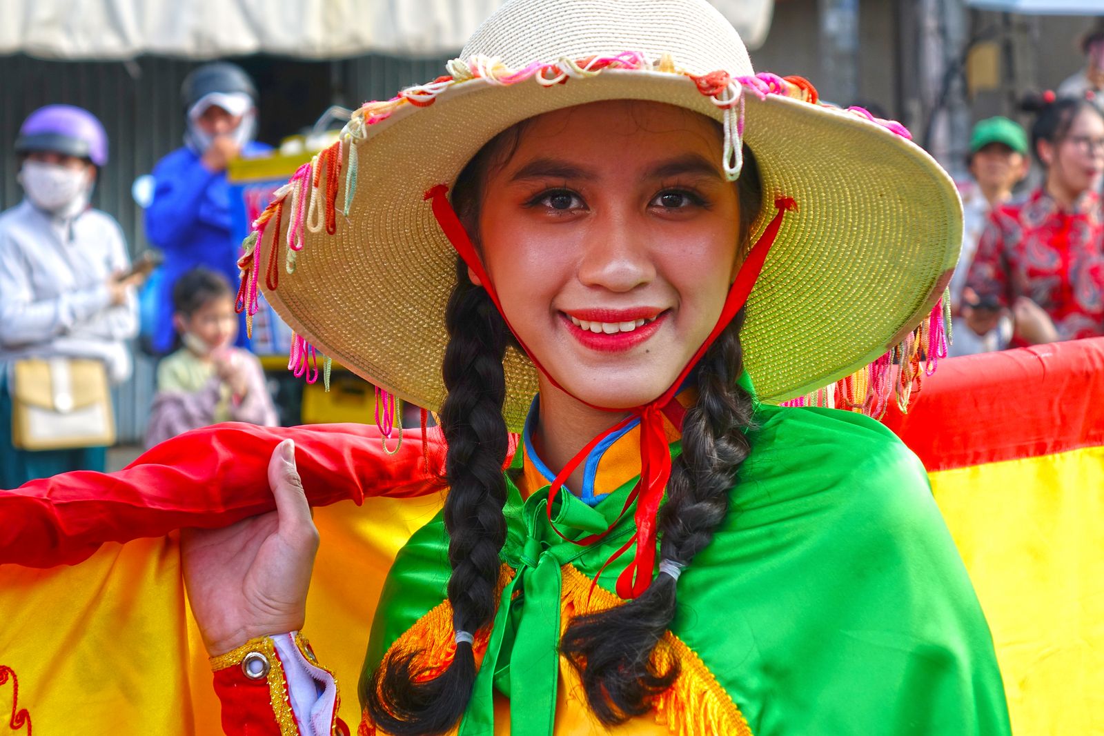 Carnival colours paint by numbers