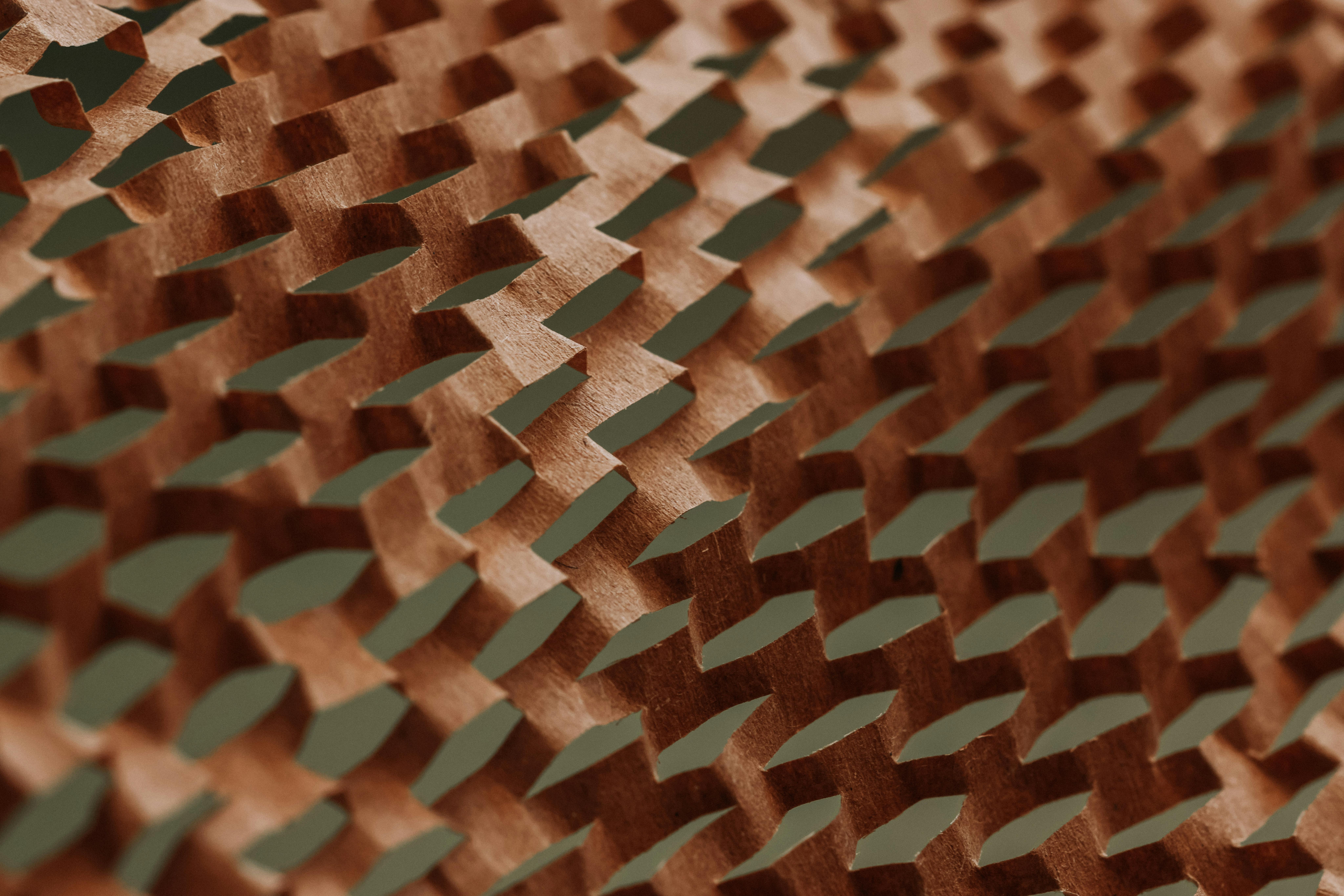 Free Close-up abstract view of a textured brown surface pattern. Stock Photo
