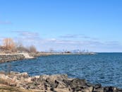 Scenic View of Toronto Skyline from Shoreline