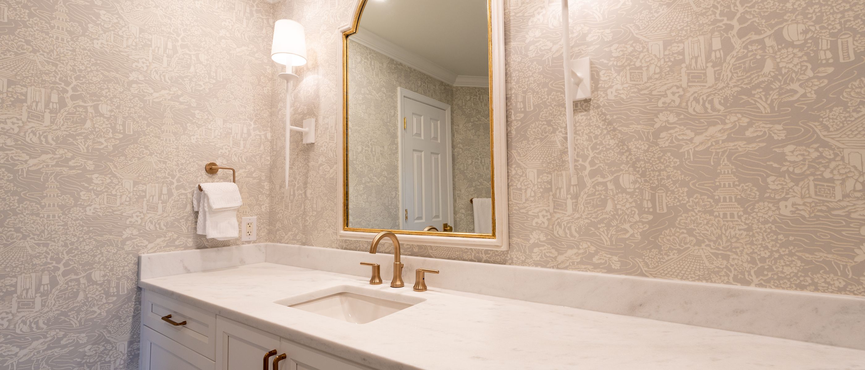 Painters and Decorators in West Ealing — a decorator at work mid-project