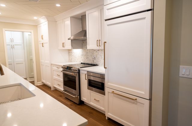 Flooring and lighting upgrade in a Las Flores family home