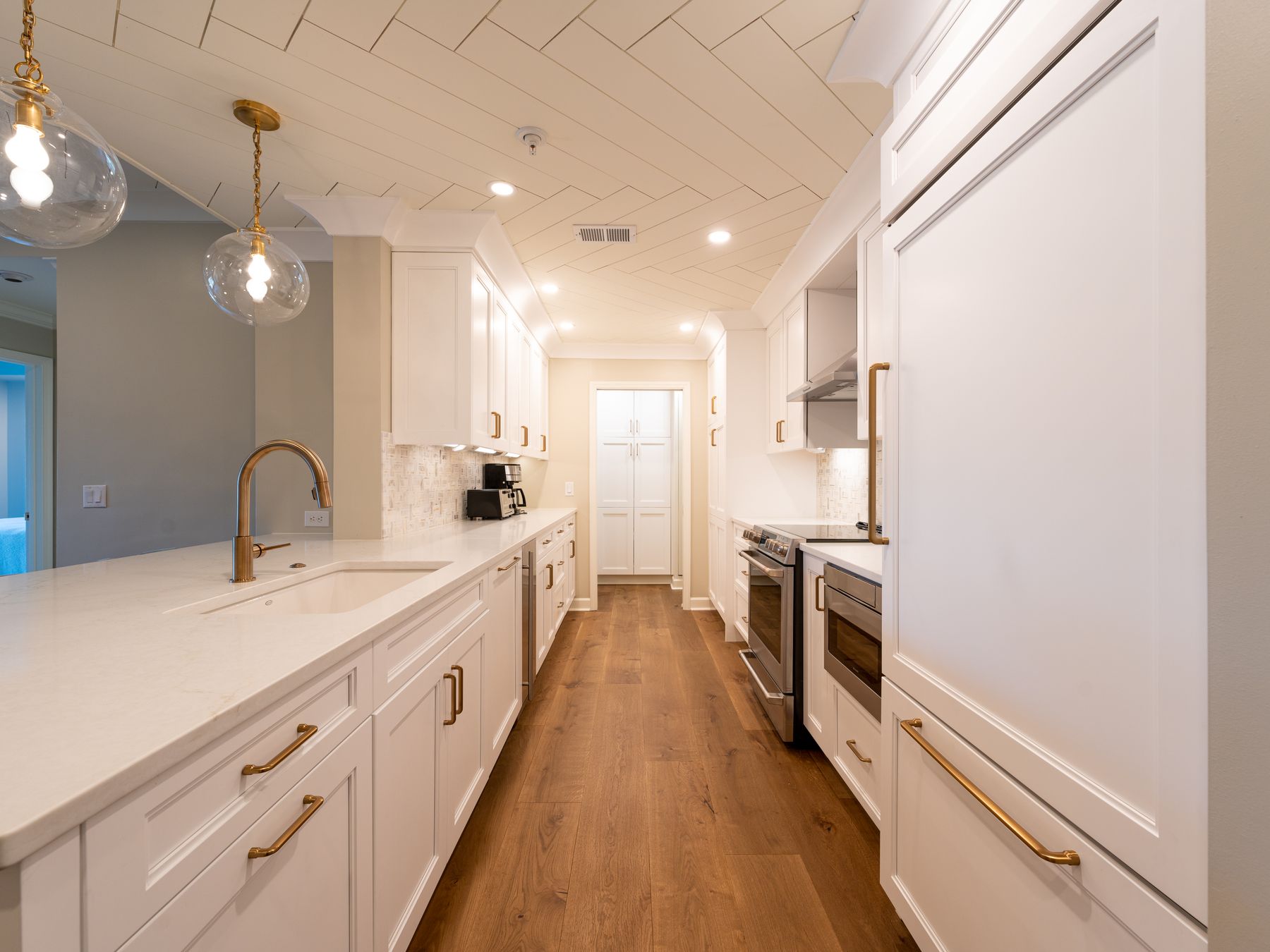 Kitchen Spraying in Petersham — a freshly painted, spotless finish