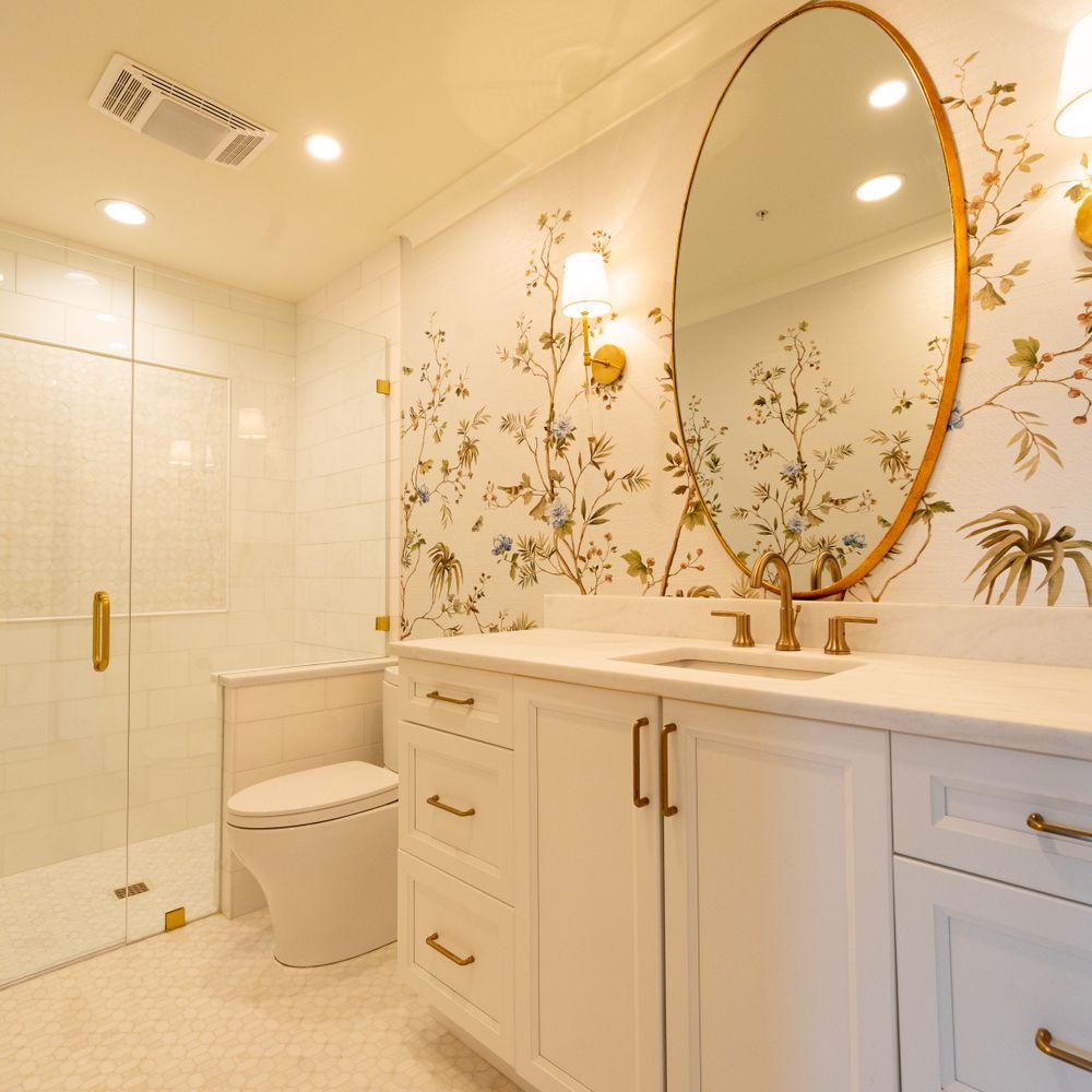 Wallpapering in Woodlands — the finished result after a professional repaint