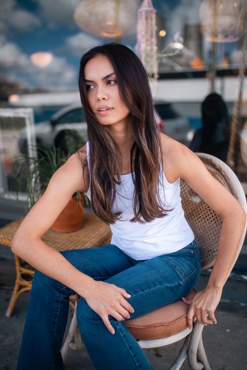 Portrait of Woman in Casual Outfit Outdoors · Free Stock Photo
