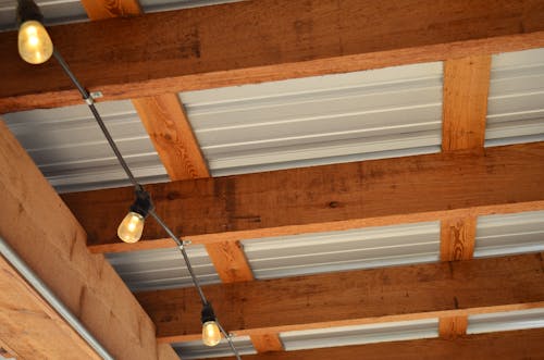 Free stock photo of beams, ceiling, industrial