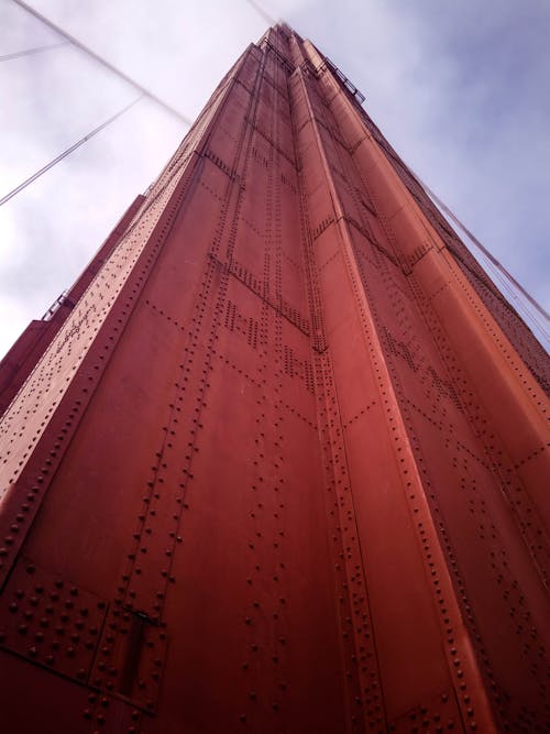 Free stock photo of golden gate, golden gate bridge, pillar