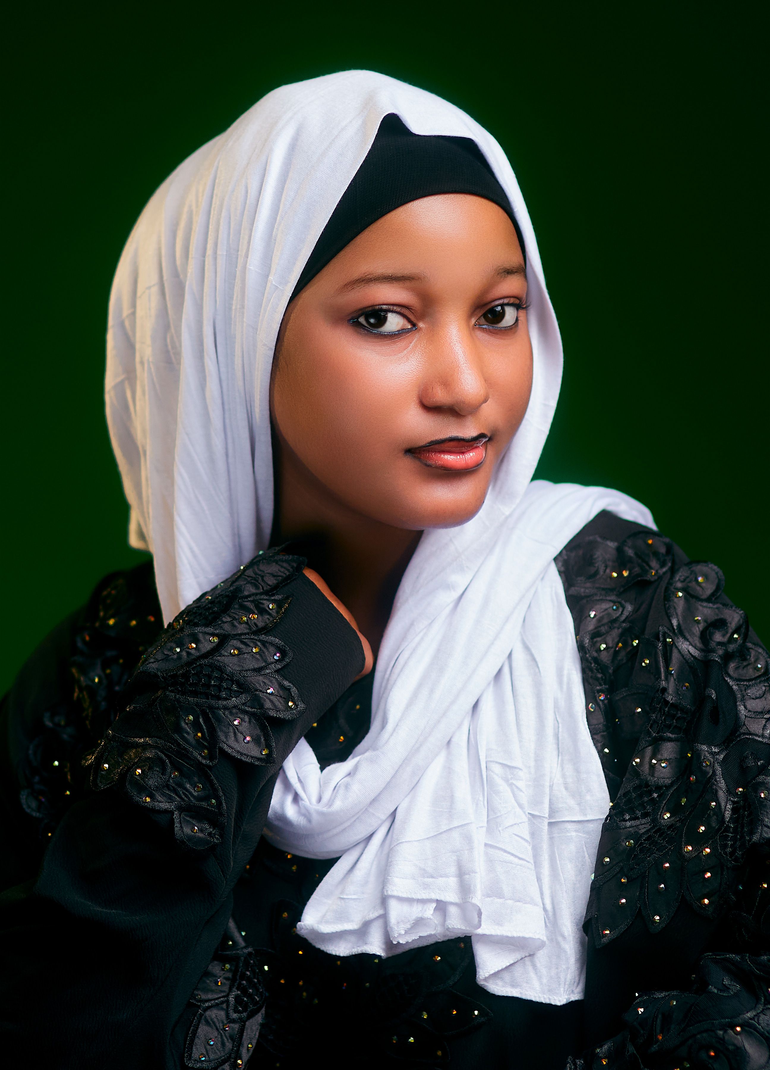 Portrait of a Woman in Traditional Hijab · Free Stock Photo