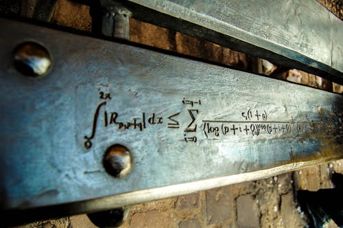 Free stock photo of bench, equation, math