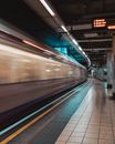 Time Lapse Photography Of Train Station