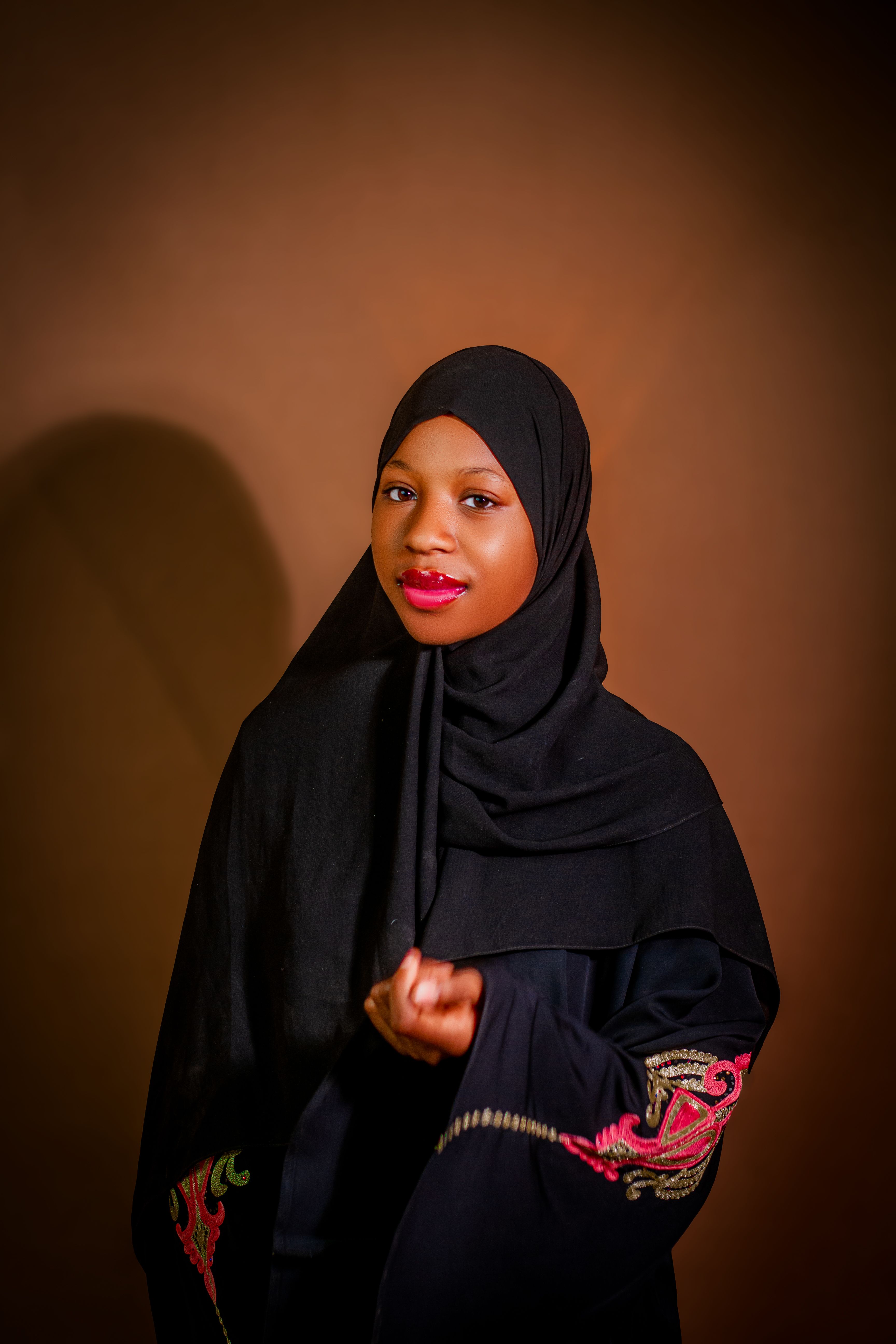 Portrait of a Woman in Traditional Hijab · Free Stock Photo