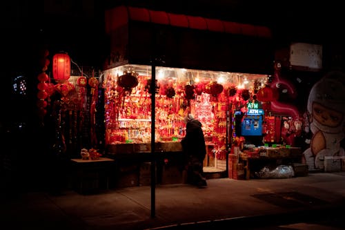 Fotobanka s bezplatnými fotkami na tému čínsky, lampióny, mestská noc