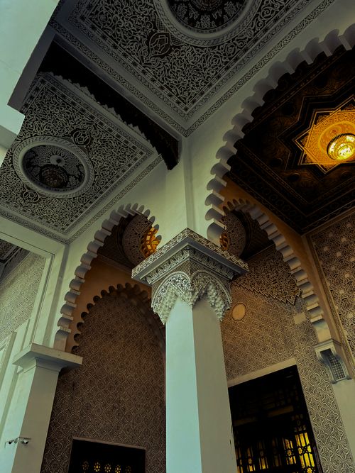 Free Explore the ornate architecture featuring detailed Islamic patterns in Laghouat, Algeria. Stock Photo