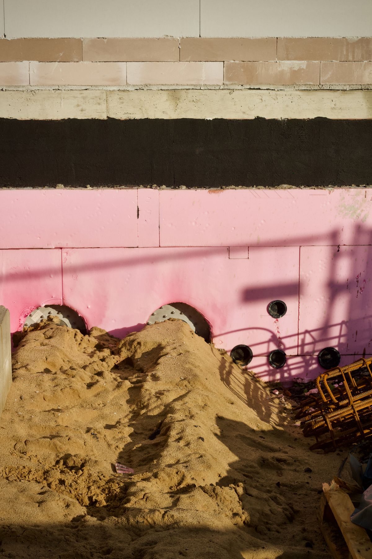 Crawl space after insulation