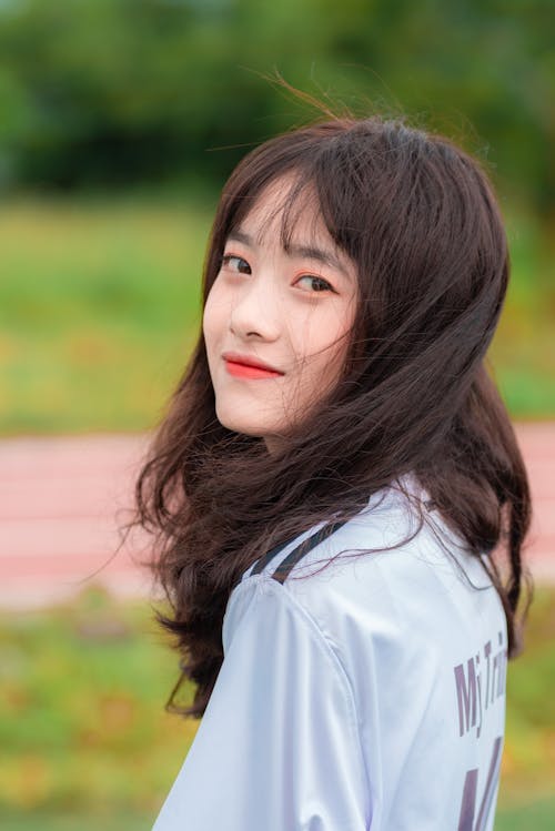 Free stock photo of asian, asian girl, football shirt