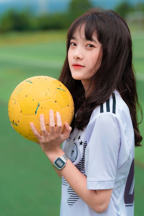 Free stock photo of asian, asian girl, ball