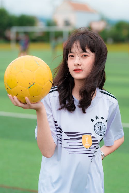 Free stock photo of asian, asian girl, ball