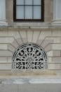 Historic Istanbul Architectural Detail with Decorative Ironwork
