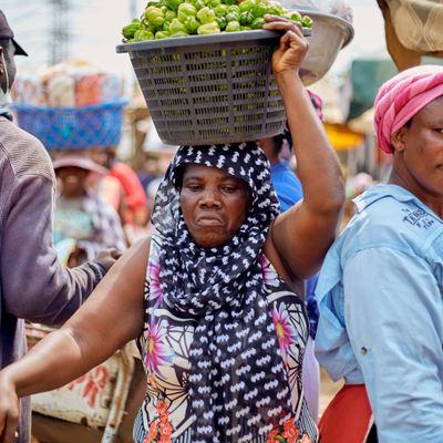 Market vendor in Accra