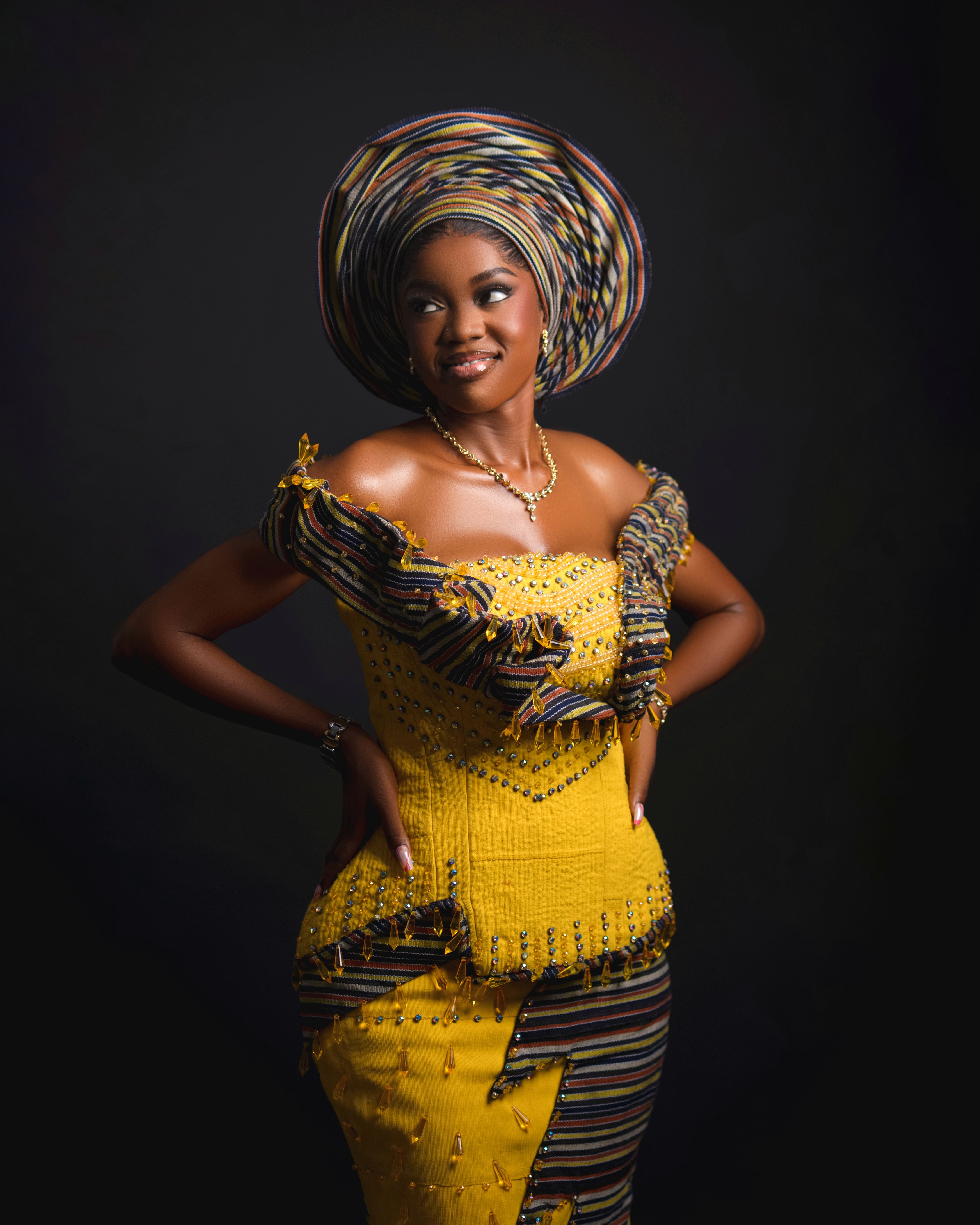 Elegant African Woman in Traditional Attire · Free Stock Photo